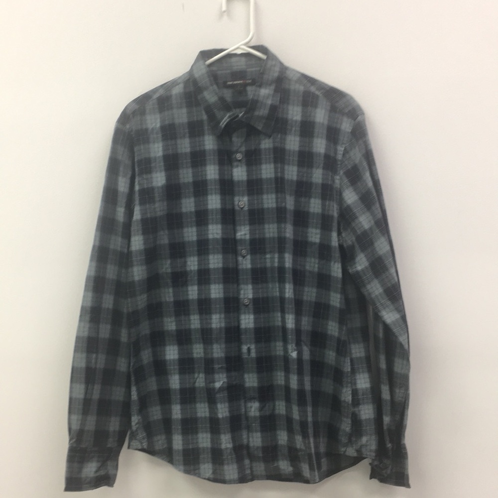 Men’s Designer Plaid Button Shirt